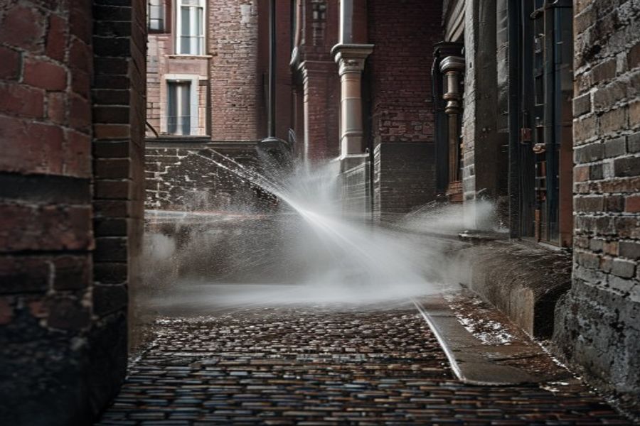 Hydro Jetting in Lockerbie Square, Indianapolis