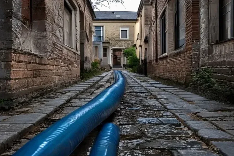 Main Sewer Line Repair in Lockerbie Square, Indianapolis