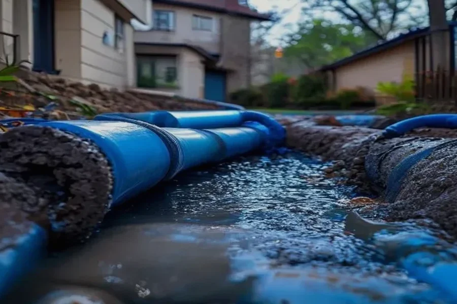 Main Sewer Line Repair in Mass Ave (Massachusetts Avenue), Indianapolis