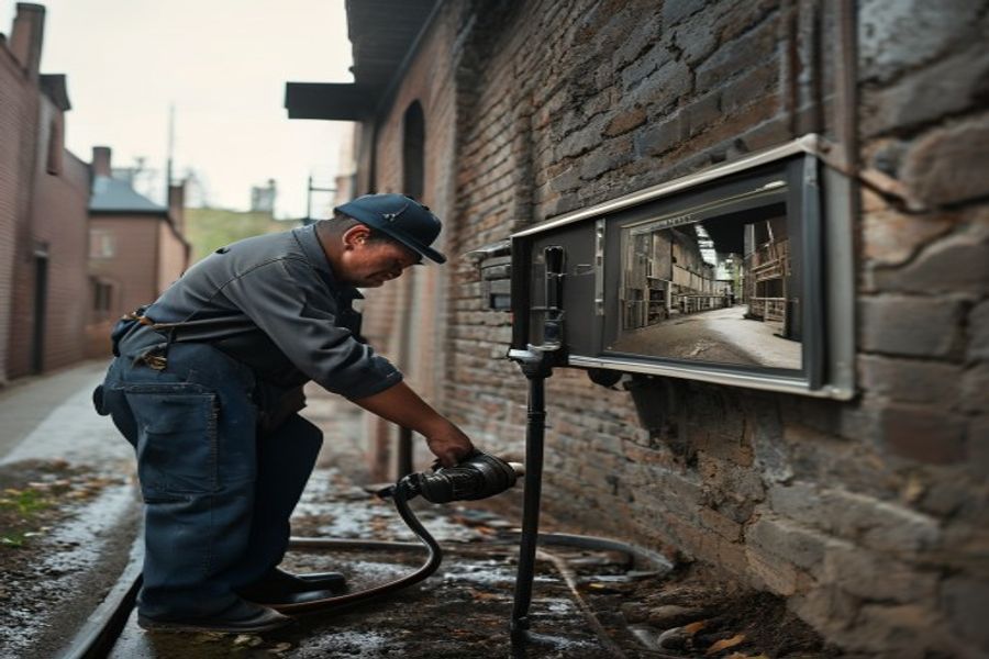 Sewer Camera Inspection in Haughville, Indianapolis