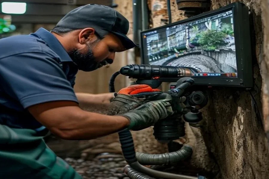 Sewer Camera Inspection in University Heights, Indianapolis