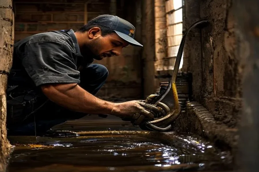 Sewer Line Cleaning in Lockerbie Square, Indianapolis
